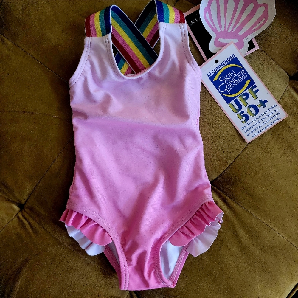 Andy & Evan Rainbow Swimsuit 3-6 Months